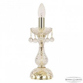 Настольная лампа декоративная Bohemia Ivele Crystal 108 золото арт. 108L/1-27 G