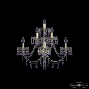 Бра Bohemia Ivele Crystal 1410 золото арт. 1410B/3+2+1/240/XL G V7010