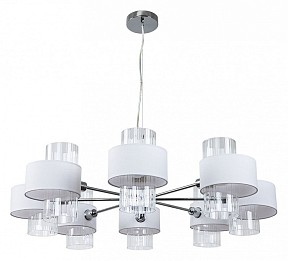 Подвесная люстра Arte Lamp Fantasia серый арт. A4076LM-8CC