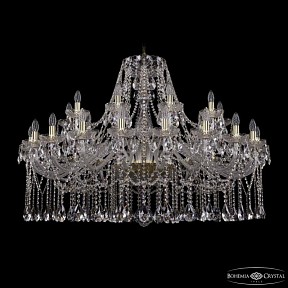 Подвесная люстра Bohemia Ivele Crystal 1413 золото арт. 1413/20+10/460 G