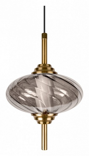 Подвесной светильник Loft it Helix бронза арт. 10421/C Smoke