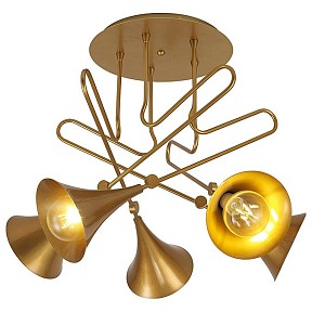 Потолочная люстра Mantra Jazz Pintura Oro золото арт. 6352