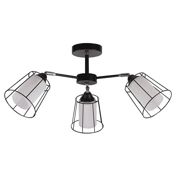 Потолочная люстра Imex MD.24380 черный арт. MD.24380-3-S BK+CH