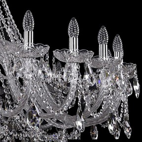 Подвесная люстра Bohemia Ivele Crystal 1411 металл арт. 1411/24/530/Ni