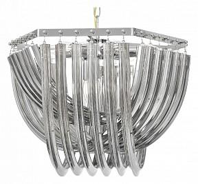 Подвесная люстра LUMINA DECO Boscone хром арт. LDP 7044-550 CHR+GY