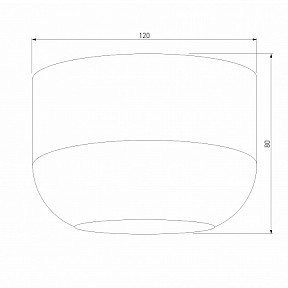 Накладной светильник Elektrostandard Onde черный арт. a064198