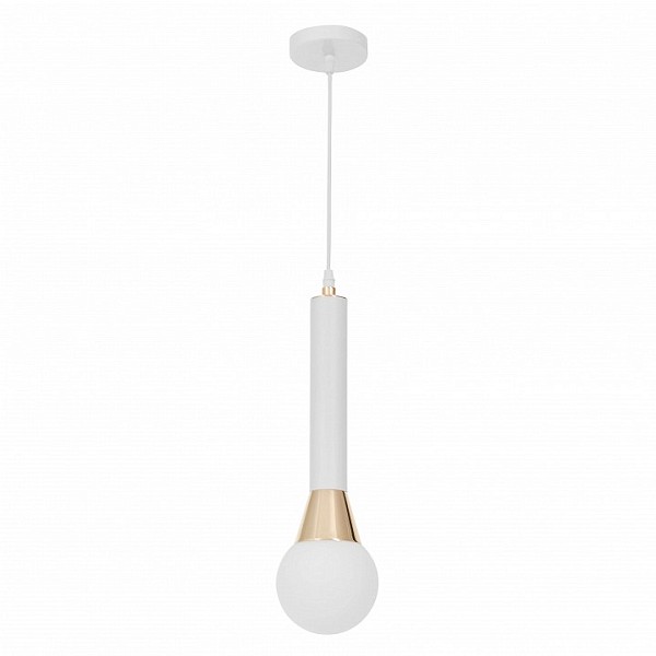 Подвесной светильник LUMINA DECO Folino белый арт. LDP 7012-1B WT+GD