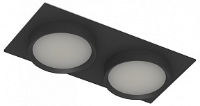 Встраиваемый светильник Denkirs FLAT черный арт. DK2092-BK