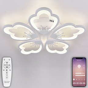 Потолочная люстра Natali Kovaltseva Hugo белый арт. LED LAMPS 81230