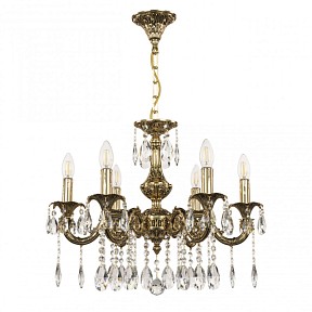 Подвесная люстра Bohemia Ivele Crystal AL7901 золото арт. AL79101/6/175 A GB