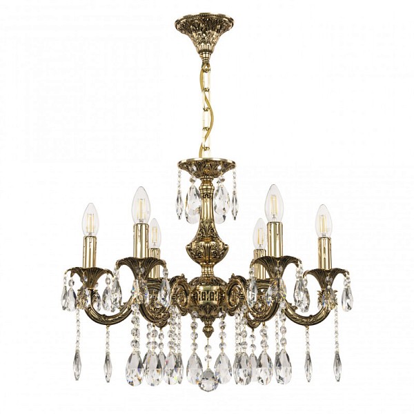 Подвесная люстра Bohemia Ivele Crystal AL7901 золото арт. AL79101/6/175 A GB