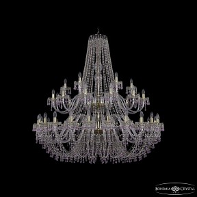 Подвесная люстра Bohemia Ivele Crystal 1410 золото арт. 1410/24+12+6/530/2d G V7010