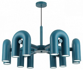 Подвесная люстра Kink Light Канти голубой арт. 08465-6,07
