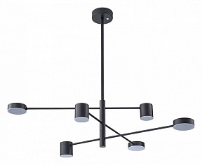 Люстра на штанге Arte Lamp Stanley черный арт. A2476PL-40BK