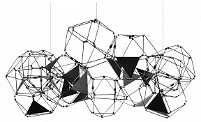 Подвесная люстра Odeon Light Trellis черный арт. 5087/56L