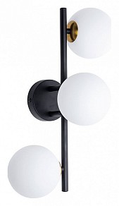 Бра Arte Lamp Gemini черный арт. A2243PL-3BK