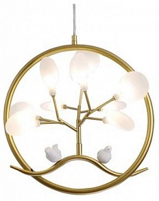 Подвесная люстра Arte Lamp Candy желтый арт. A7274SP-9GO