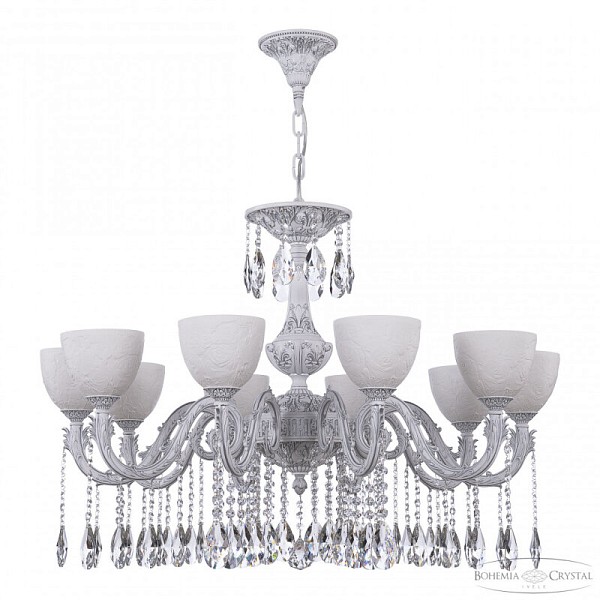 Подвесная люстра Bohemia Ivele Crystal AL7901 белый арт. AL79101/10/300 A WMN P1 U Rose