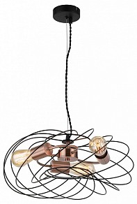 Подвесная люстра Lussole Brooks коричневый арт. GRLSP-8246