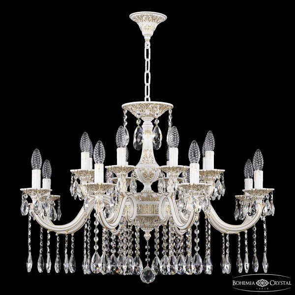 Подвесная люстра Bohemia Ivele Crystal AL7811 белый арт. AL78118/16/285 A WMG