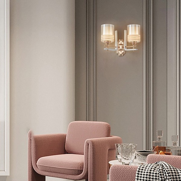 Бра Arte Milano Florentia-6087 белый арт. 306087/2W Wh/Gd