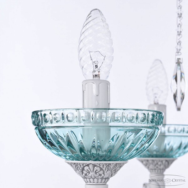 Подвесная люстра Bohemia Ivele Crystal AL7801 белый арт. AL78101/16+8+8/300/3d A WMN P Birusa/M-1G