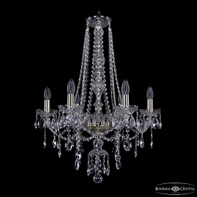 Подвесная люстра Bohemia Ivele Crystal 1415 золото арт. 1415/6/200/h-75 G