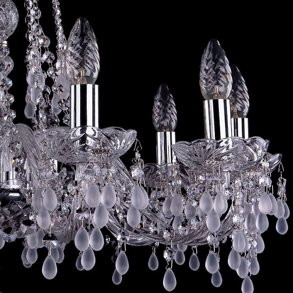 Подвесная люстра Bohemia Ivele Crystal 1410 металл арт. 1410/10/240/Ni/V0300
