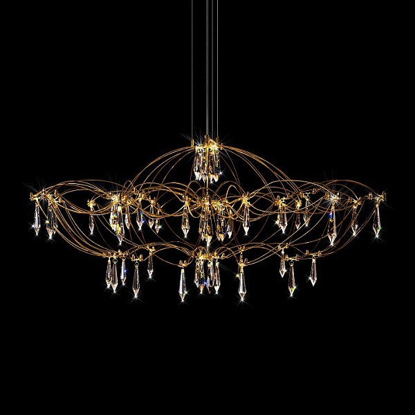 Подвесная люстра Loft it Mira золото арт. 10586/900 Gold Asfour