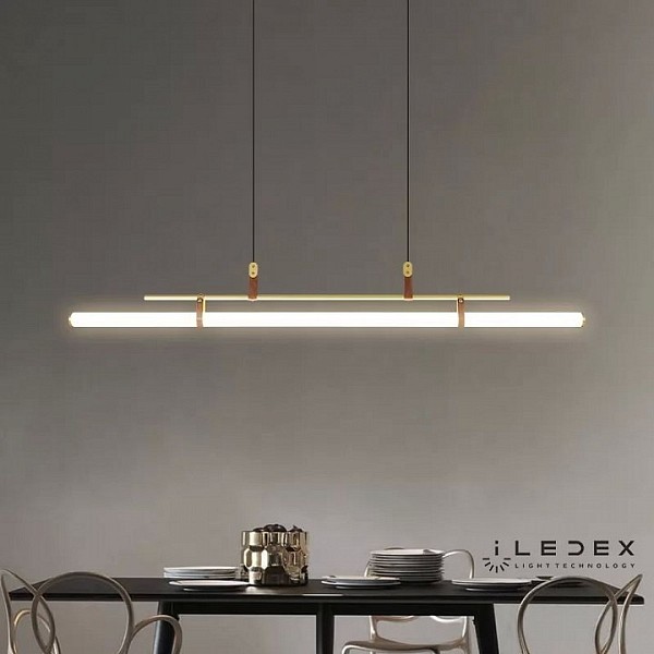 Подвесной светильник iLedex Zoom золото арт. 9498P-46W-3000K GL-BR-WH