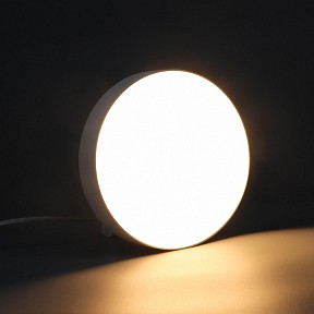 Накладной светильник iLedex Mercury белый арт. 5551-24W-D160-3/4/6K-WH
