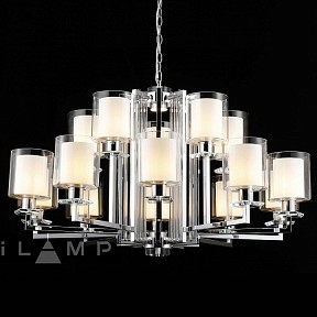 Подвесная люстра iLamp King хром арт. RM6201-10+5 CR+CL