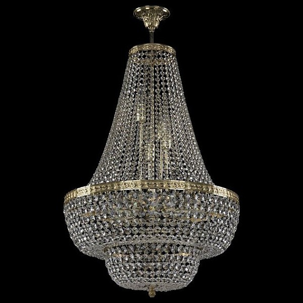 Светильник на штанге Bohemia Ivele Crystal 1910 золото арт. 19101/H2/55IV G