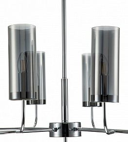 Люстра на штанге Indigo Balletto серый арт. 13014/8R Chrome