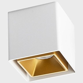 Накладной светильник Italline FASHION FX белый арт. FASHION FX1 white + FASHION FXR gold