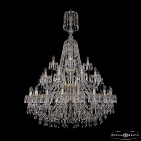 Подвесная люстра Bohemia Ivele Crystal 1403 золото арт. 1403/20+10+5/400/XL-160/3d G
