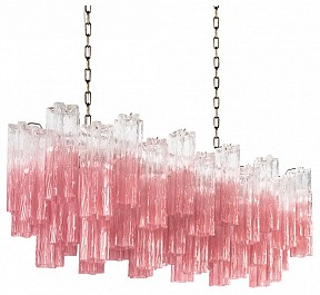 Подвесная люстра Loft it Murano бронза арт. 10580/1000R Clear pink