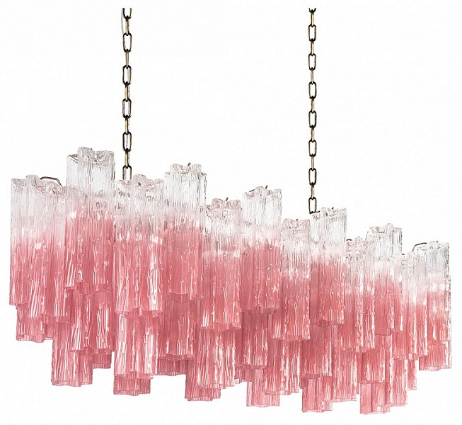 Подвесная люстра Loft it Murano бронза арт. 10580/1000R Clear pink