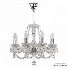 Подвесная люстра Bohemia Ivele Crystal 101 никель арт. 101/8/165 Ni