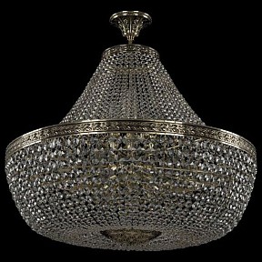 Люстра на штанге Bohemia Ivele Crystal 1911 золото арт. 19111/H1/80IV GB