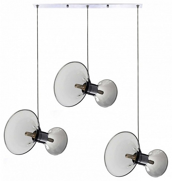 Подвесной светильник LUMINA DECO Warni хром арт. LDP 6819-3 GY
