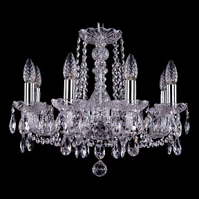 Подвесная люстра Bohemia Ivele Crystal 1402 металл арт. 1402/8/160/Ni