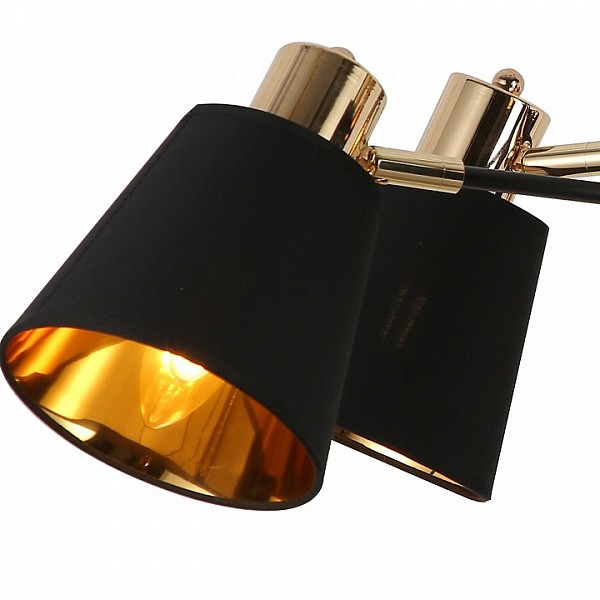 Люстра на штанге ILLUMICO Abelie золото арт. IL6116-6COU-79 BK GD Abelie