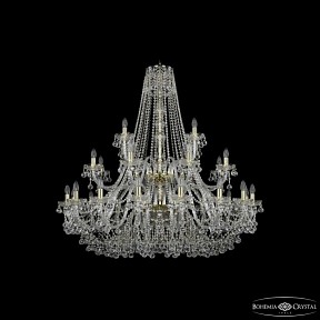 Подвесная люстра Bohemia Ivele Crystal 1409 золото арт. 1409/16+8+4/460/2d G