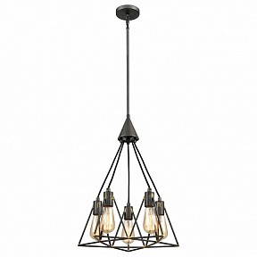 Подвесной светильник Vele Luce Storm 742 коричневый арт. VL6136P05