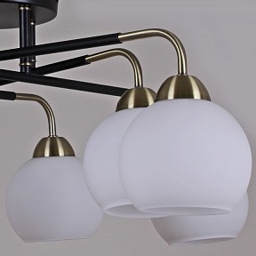 Потолочная люстра ILLUMICO  бронза арт. IL0252-8CSQ-79 BK AB