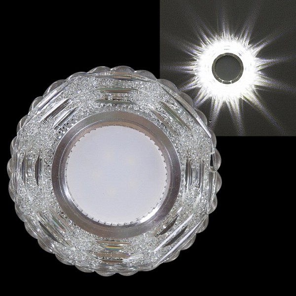 Встраиваемый светильник Reluce 14310 белый арт. 14310-9.0-001LD MR16+LED3W WT