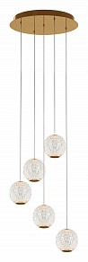 Подвесная люстра Maytoni Sapphire желтый арт. MOD293PL-L30BS3K