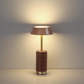 Настольная лампа декоративная Odeon Light Lulu коричневый арт. 5453/8TLA