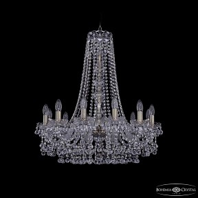 Подвесная люстра Bohemia Ivele Crystal 1409 золото арт. 1409/12/240/h-76 Pa